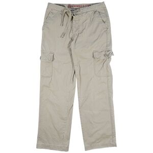 Abercrombie & Fitch Vintage Cargo Pants Womens XS Beige Khaki Cotton Utility